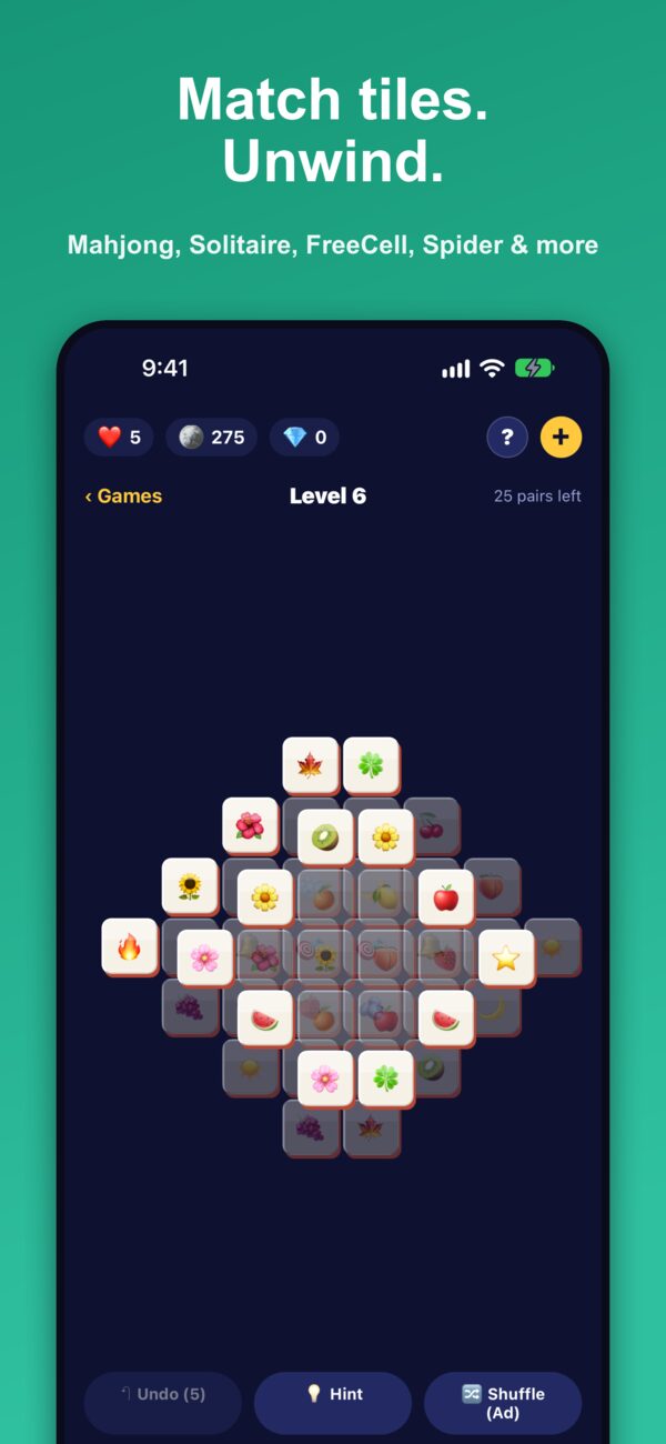 Mahjong tile matching
