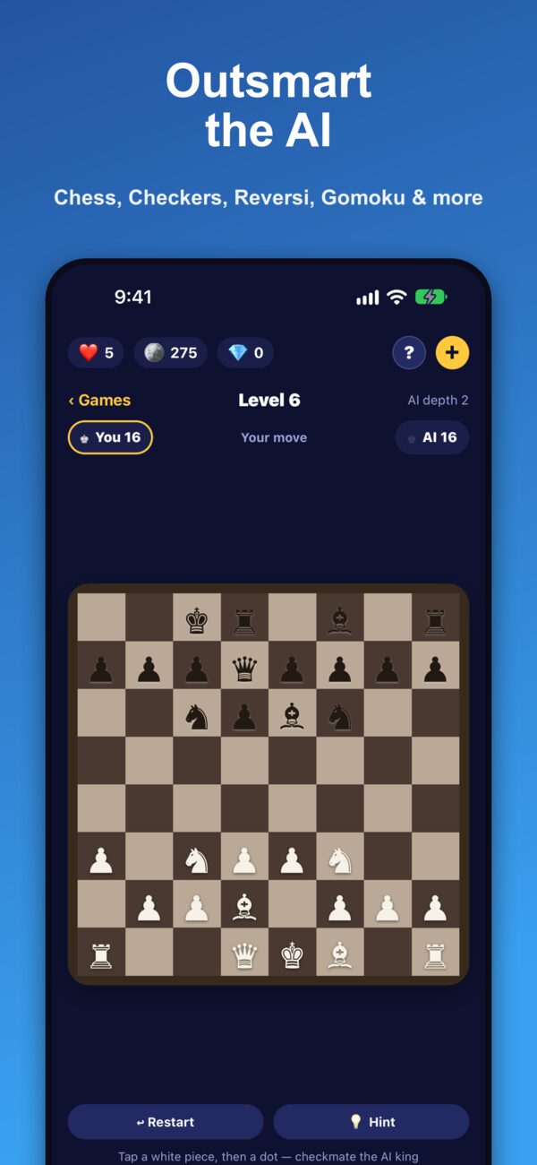 Chess against the AI