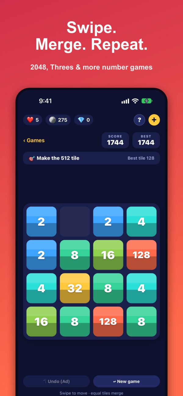 2048: make the 512 tile