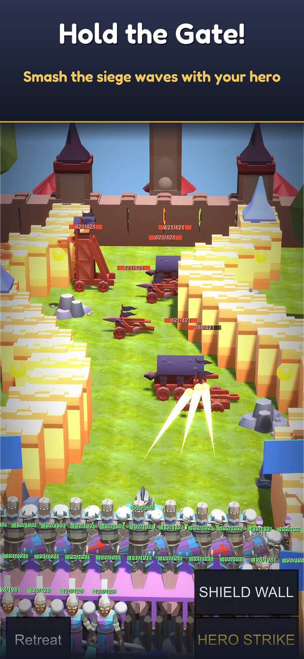 Hold the gate: siege waves and the hero strike