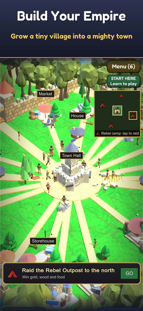 Build your empire: a town in the Gunpowder Age